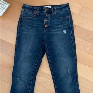 Madewell button up jeans
